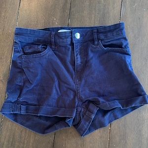 Navy Blue denim shorts